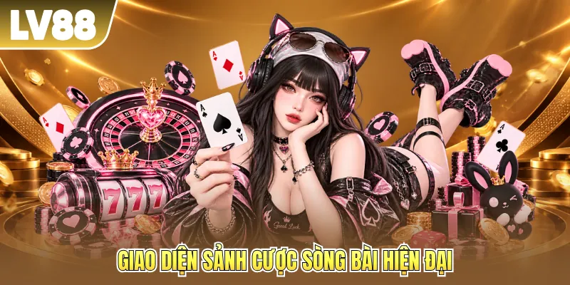 Giao diện sảnh cược sòng bài hiện đại
